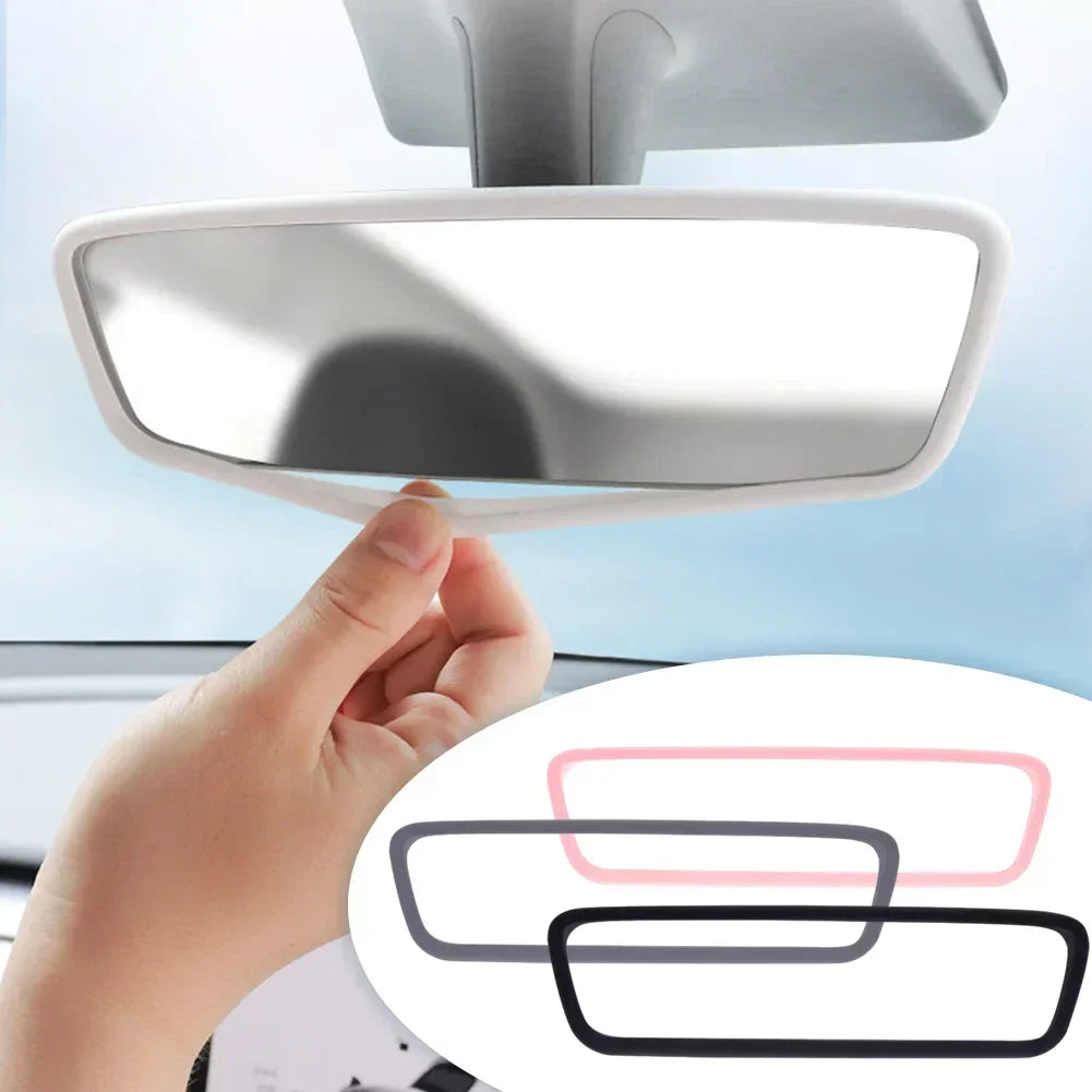 MiniRevs Silicone Rearview Mirror Protector Frame for Tesla Model 3/Y/S/X