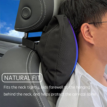 MiniRevs Suede Headrest & Lumbar Pillow Set for Tesla Model Y/3/S