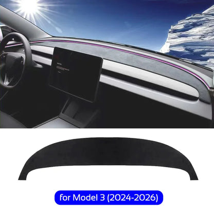 MiniRevs Anti-UV Dashboard Mat Cover for Tesla Model 3/Y 2021-2026 (Highland & Juniper)
