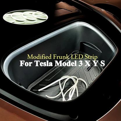 MiniRevs LED Frunk Light Strip for Tesla Model 3/Y/S/X | 5m Flexible Surround Light