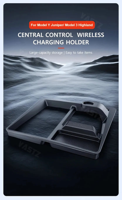 MiniRevs Wireless Charging Stand for Tesla Model 3 Highland & Model Y Juniper