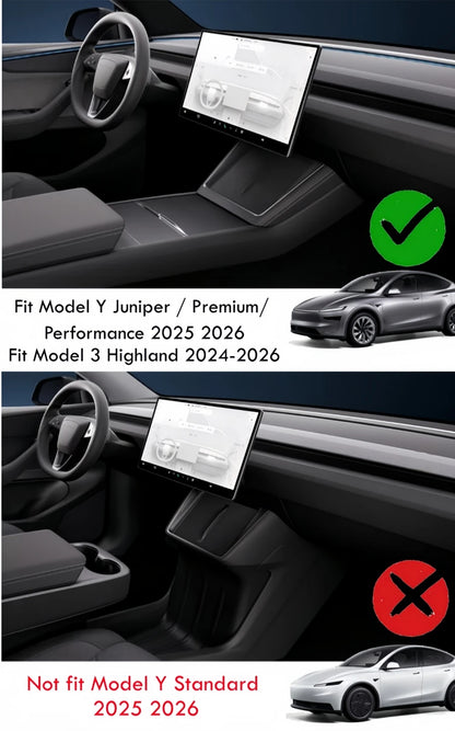 MiniRevs Silicone Wireless Charging Mat for Tesla Model Y Juniper/Premium/Performance & Model 3 Highland