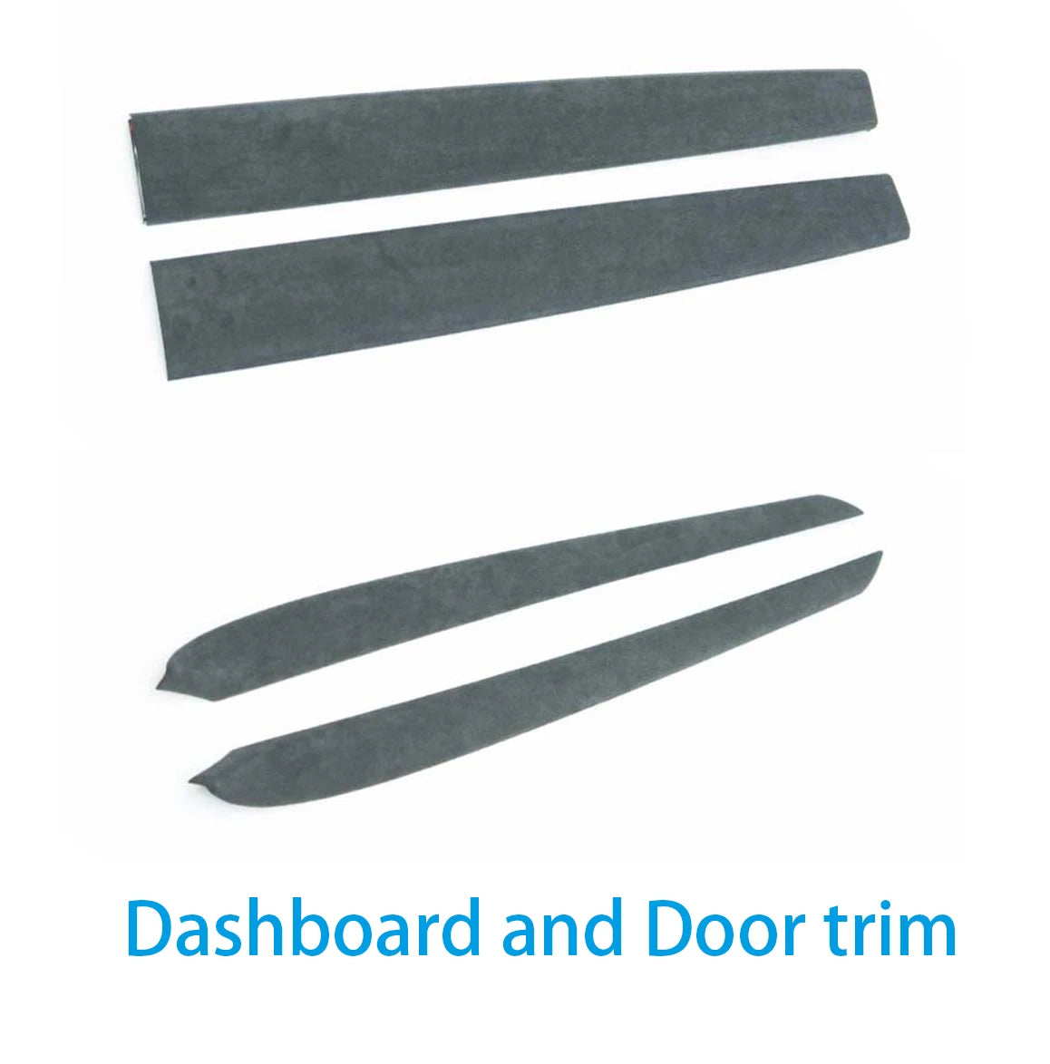 MiniRevs Alcantara Suede Dashboard & Door Trim Cover for Tesla Model 3/Y 2020-2024