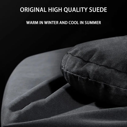 MiniRevs Suede Headrest & Lumbar Pillow Set for Tesla Model Y/3/S