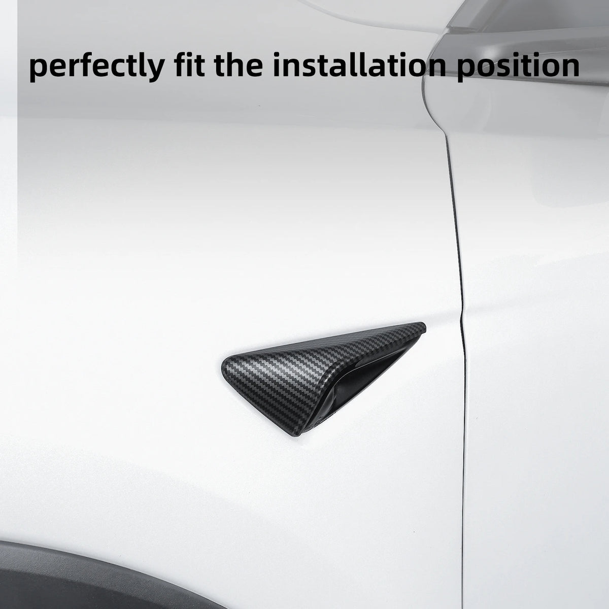 MiniRevs Carbon Fiber Turn Signal Camera Trim Cover for Tesla Model 3/Y/YL Highland Juniper 2026
