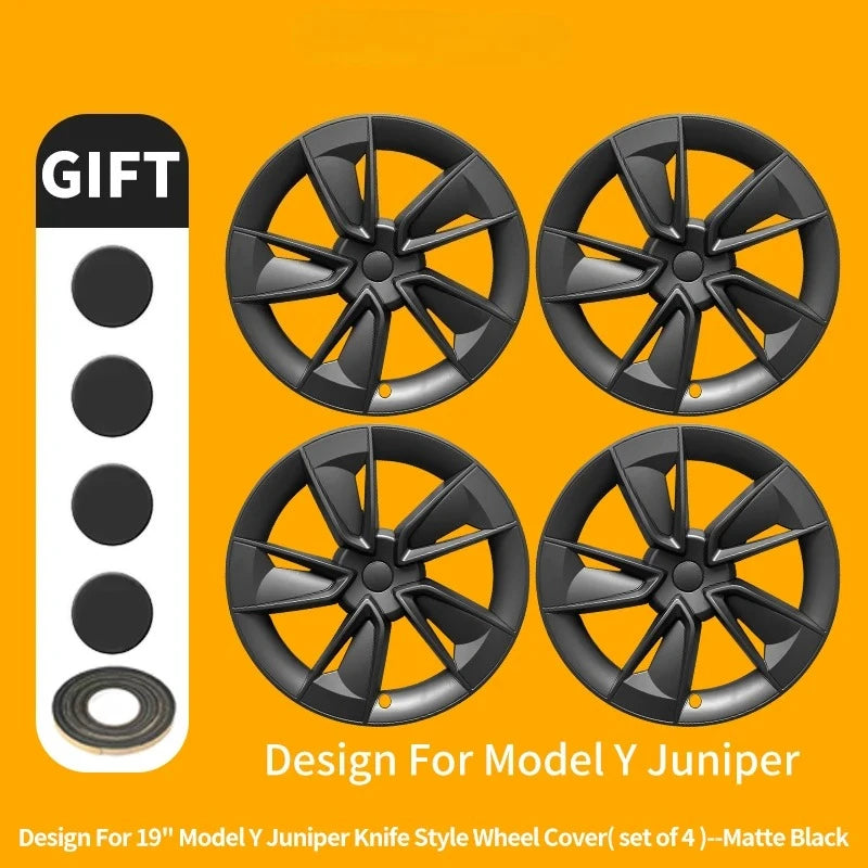 MiniRevs Full Rim Hub Caps | Tesla Model Y Juniper 19" Wheels