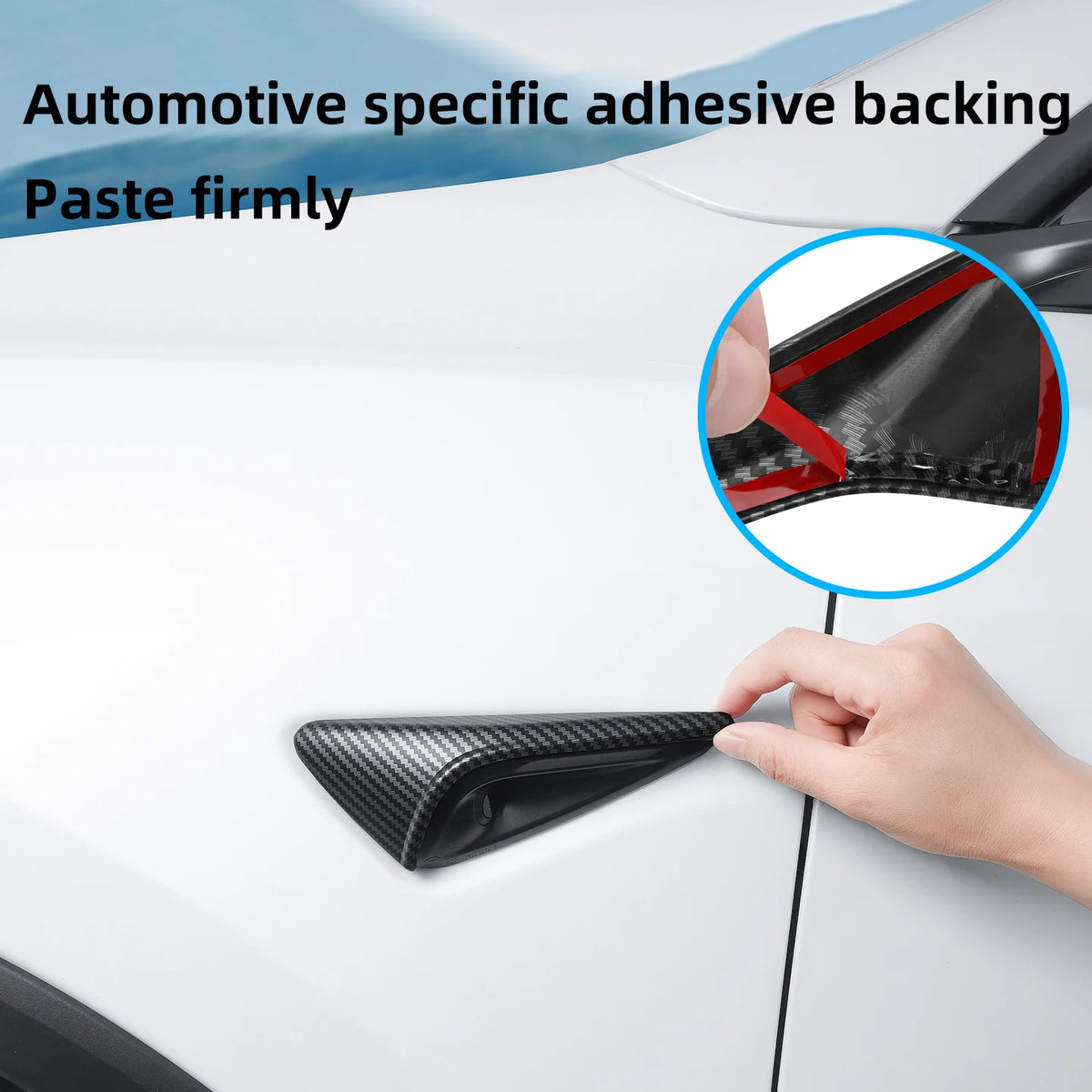 MiniRevs Carbon Fiber Turn Signal Camera Trim Cover for Tesla Model 3/Y/YL Highland Juniper 2026