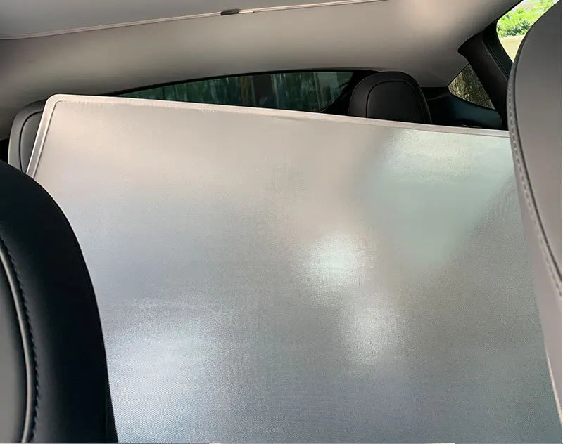 MiniRevs Nano Silver Glass Roof Sunshade for Tesla Model 3/X/Y/YL Highland Juniper 2020-2026