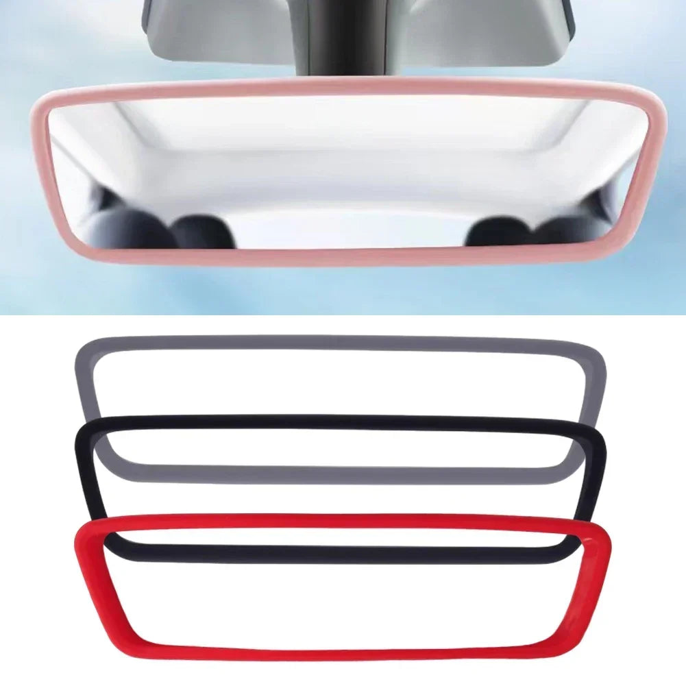 MiniRevs Silicone Rearview Mirror Protector Frame for Tesla Model 3/Y/S/X