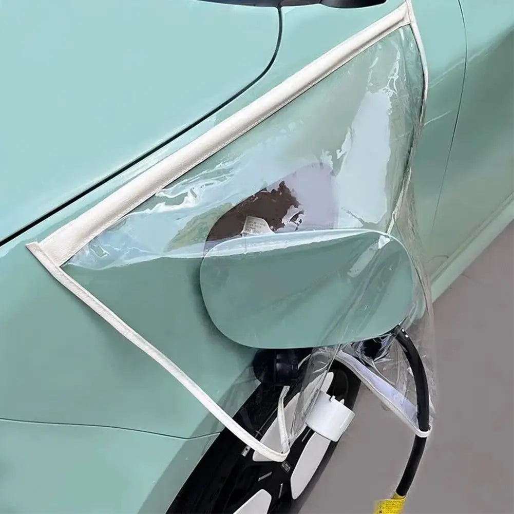 MiniRevs Magnetic Waterproof Charging Rain Cover for EVs | Universal Fit