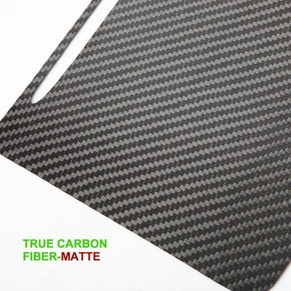 MiniRevs Real Carbon Fiber Center Console Trim Cover for Tesla Model 3/Y 2021-2023