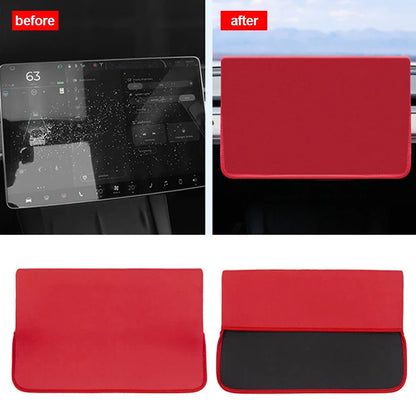 MiniRevs PU Screen Protector Dust Cover for Tesla Models