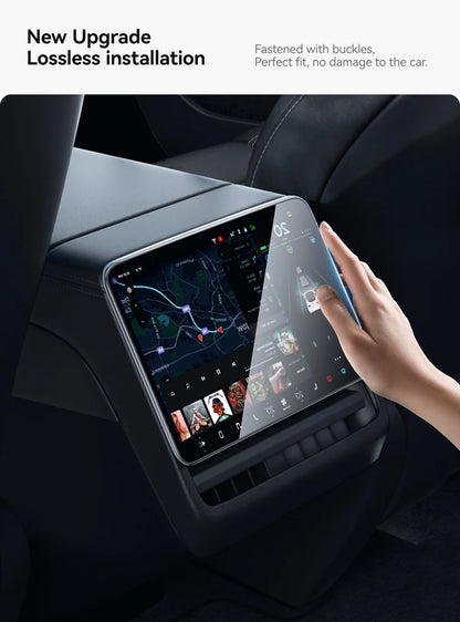 MiniRevs Tempered Glass Screen Protector for Tesla Model 3/Y/YL Highland Juniper 2025-2026 Rear Screen