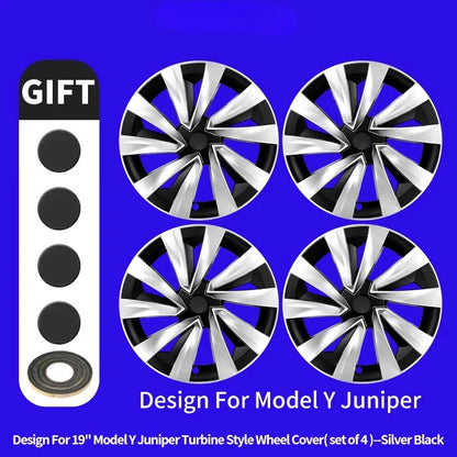 MiniRevs Full Rim Hub Caps | Tesla Model Y Juniper 19" Wheels