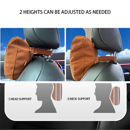 MiniRevs Suede Headrest & Lumbar Pillow Set for Tesla Model Y/3/S